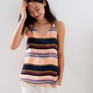 Striped sleeveless Loft blouse